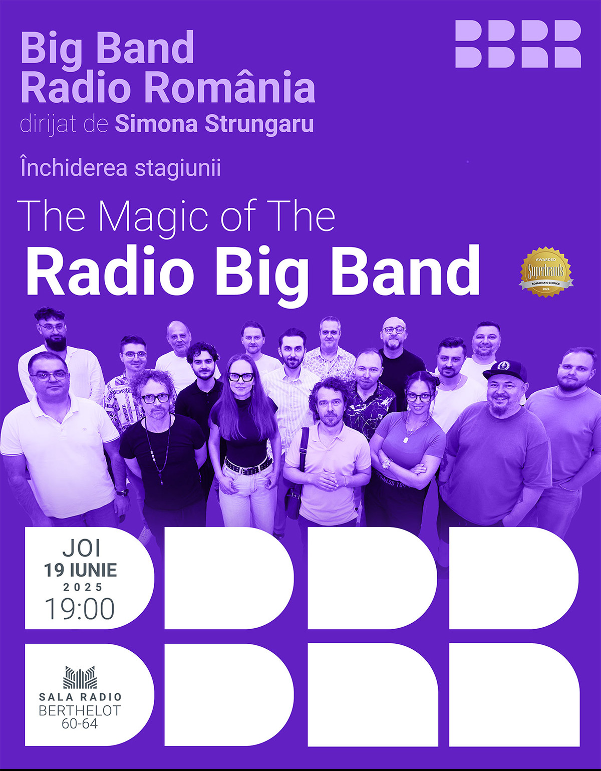 „The Magic of Radio Big Band” închide stagiunea de jazz la Sala Radio
