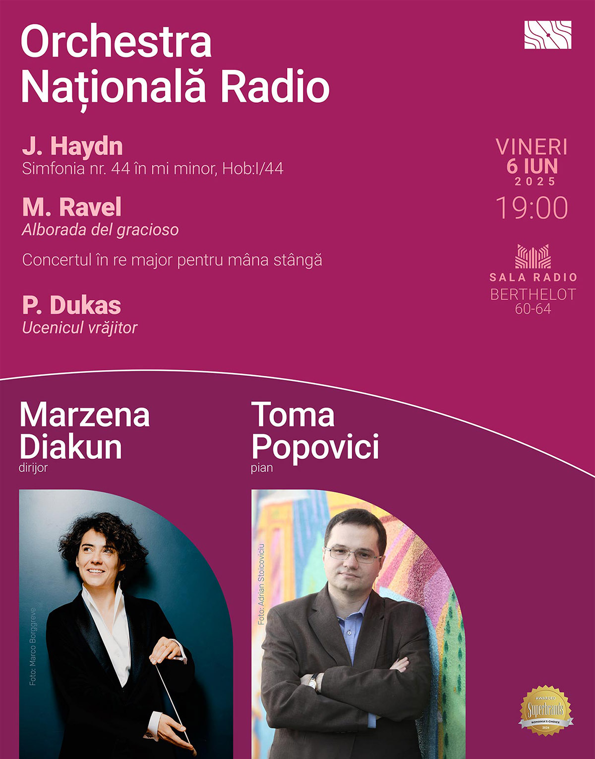 150 de ani de la nașterea lui Ravel,&nbsp;concert dirijat de Marzena Diakun
