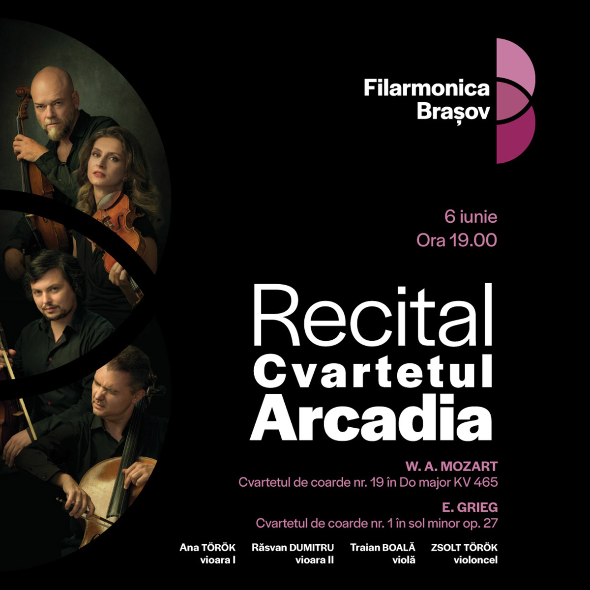 Concert simfonic cu tineri muzicieni, joi seară la Filarmonica Brașov