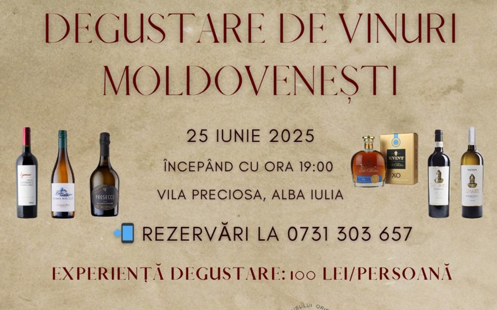 Degustare de 6 Vinuri Moldovenești