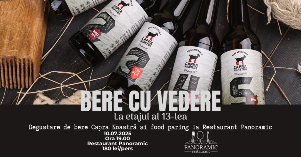 Bere cu Vedere | Degustare de bere Capra Noastră