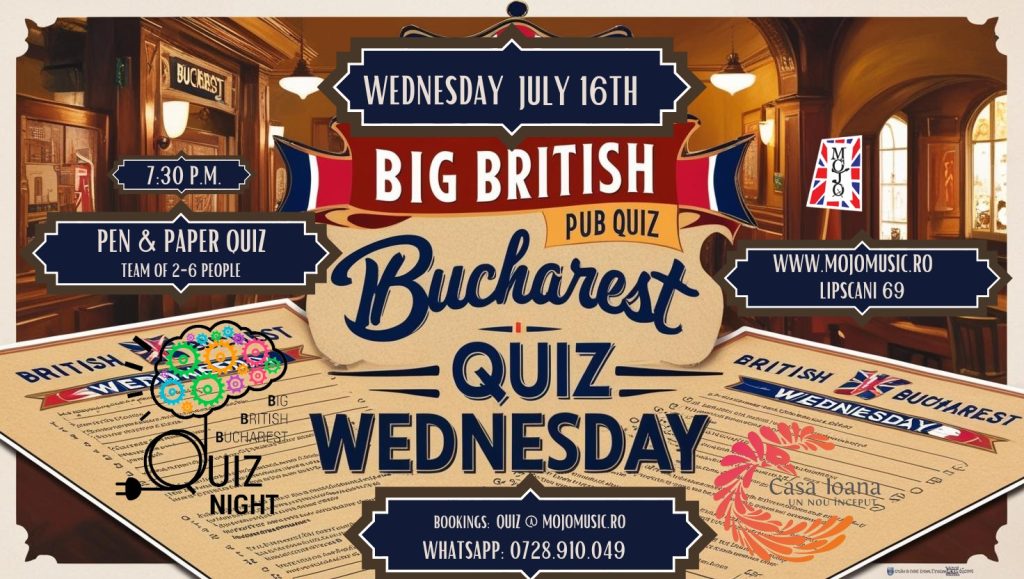 Big British Bucharest Quiz Night