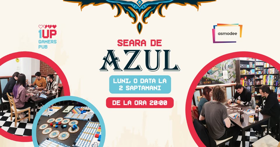 Seară de Azul alături de Asmodee România