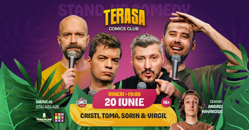 Stand-up Comedy cu Cristi, Toma, Sorin și Virgil