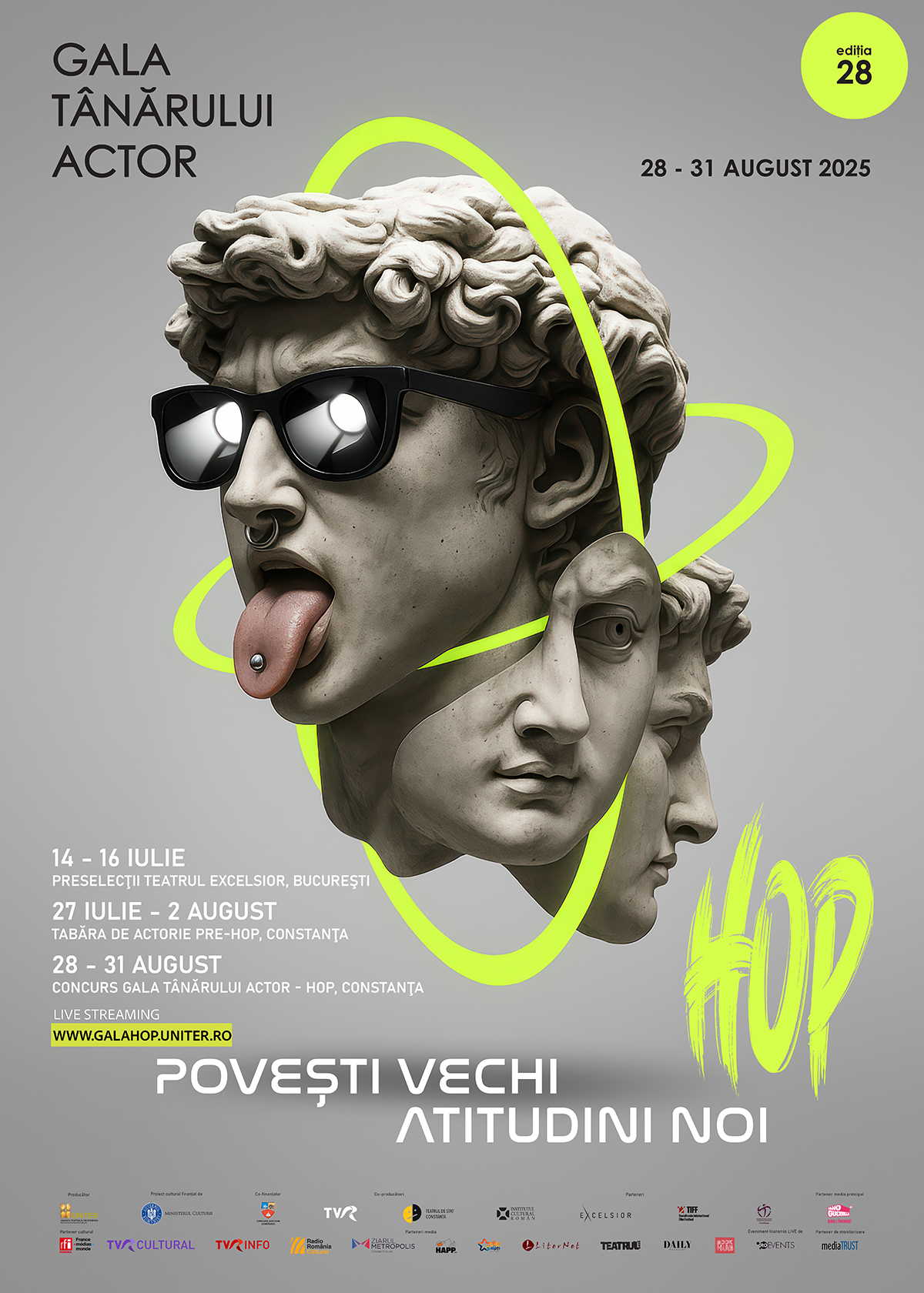 C&acirc;știgătorii preselecției pentru Gala HOP &ndash; Gala T&acirc;nărului Actor, 2025