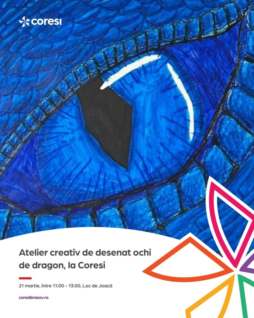 Atelier creativ de desenat ochi de dragon