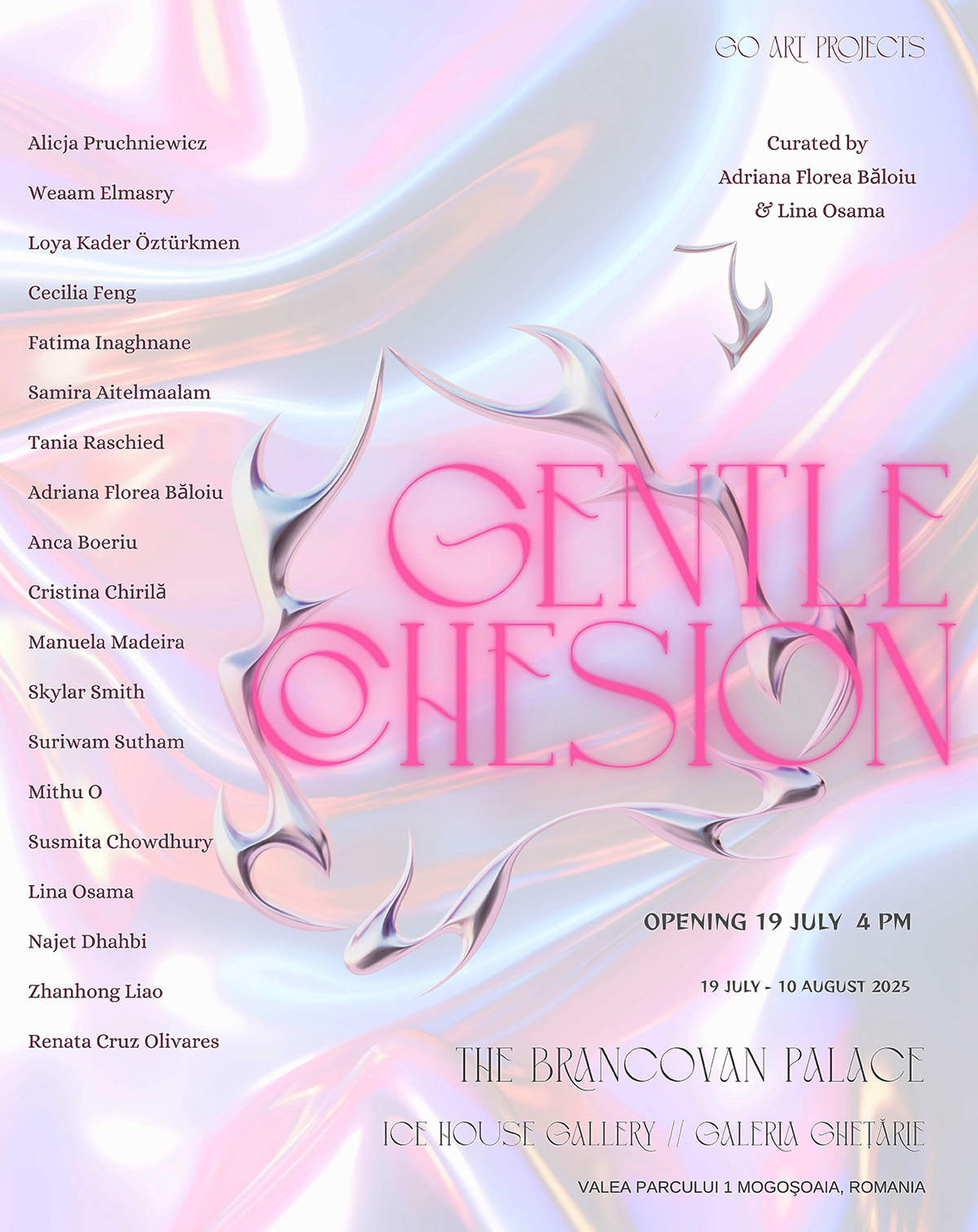 &bdquo;GENTLE COHESION&rdquo; &ndash; 19 artiste din 15 țări expun la Palatul Mogoșoaia