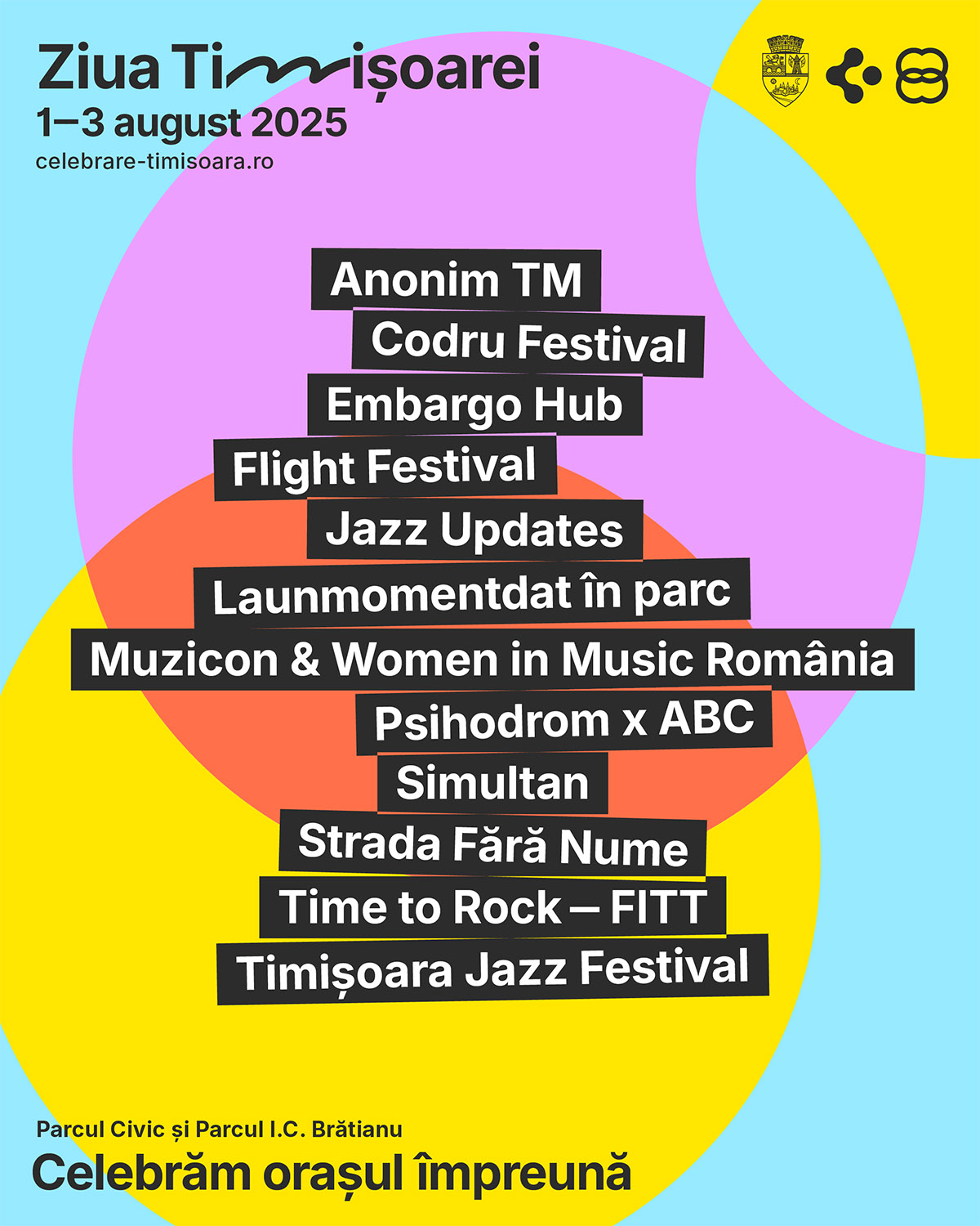 Peste 80 de evenimente la Ziua Timișoarei - de la rave și jazz la rock, spoken words și DJ sets, live sets și petreceri silent disco la dezbateri, ateliere și workshopuri
