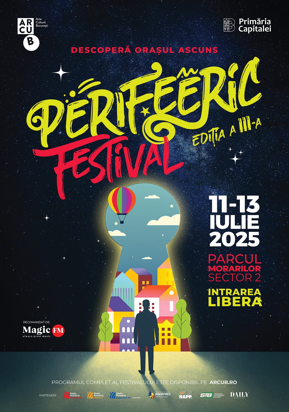 ARCUB aduce cultura &icirc;n inima cartierelor:&nbsp;Festivalul Perifeeric revine &icirc;ntre 11-13 iulie,&nbsp;&icirc;n Parcul Morarilor