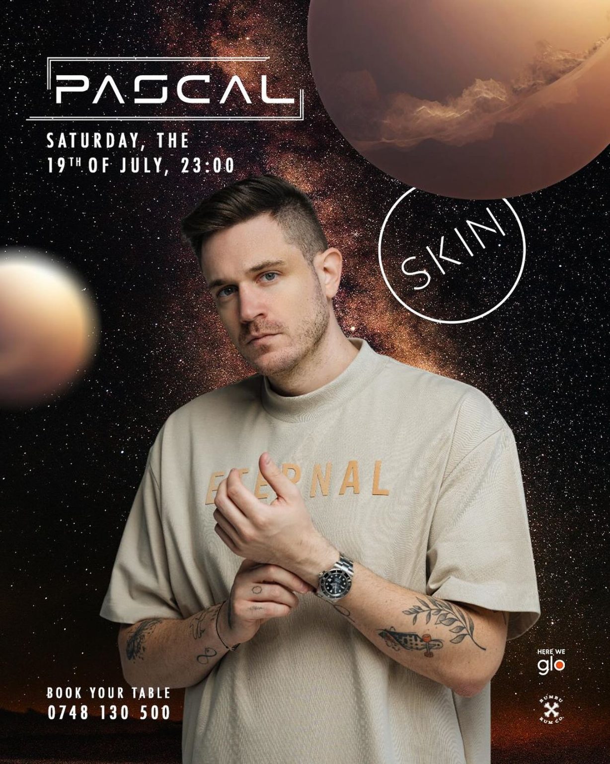 Pascal Skinning Pascal Junior @ Skin Rooftop • Zile și Nopți