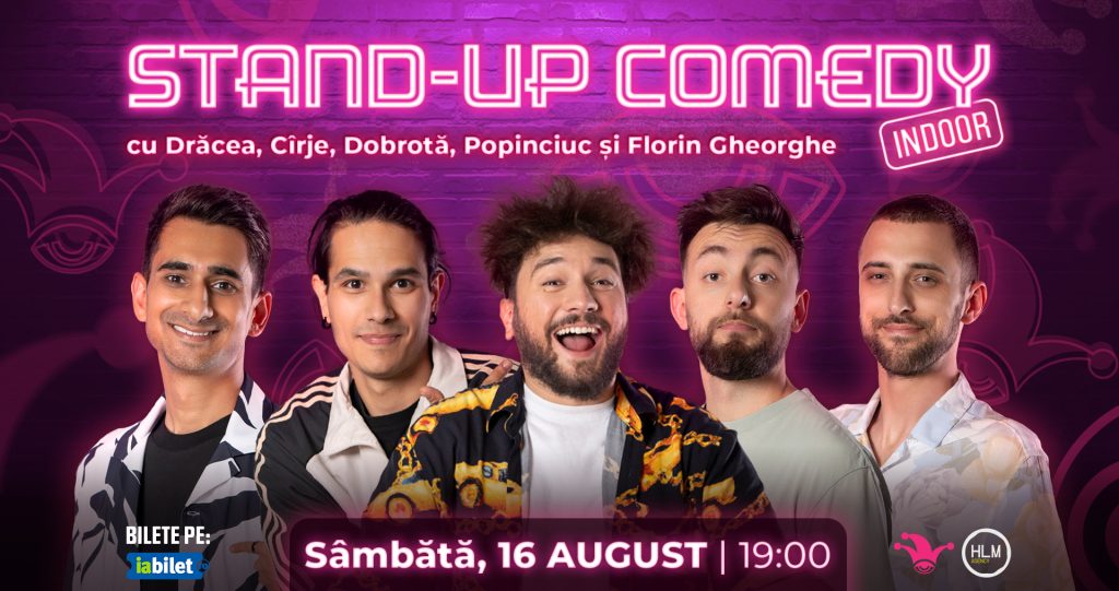 Stand-up comedy cu Drăcea, Cîrje, Dobrotă, Popinciuc și Florin Gheorghe