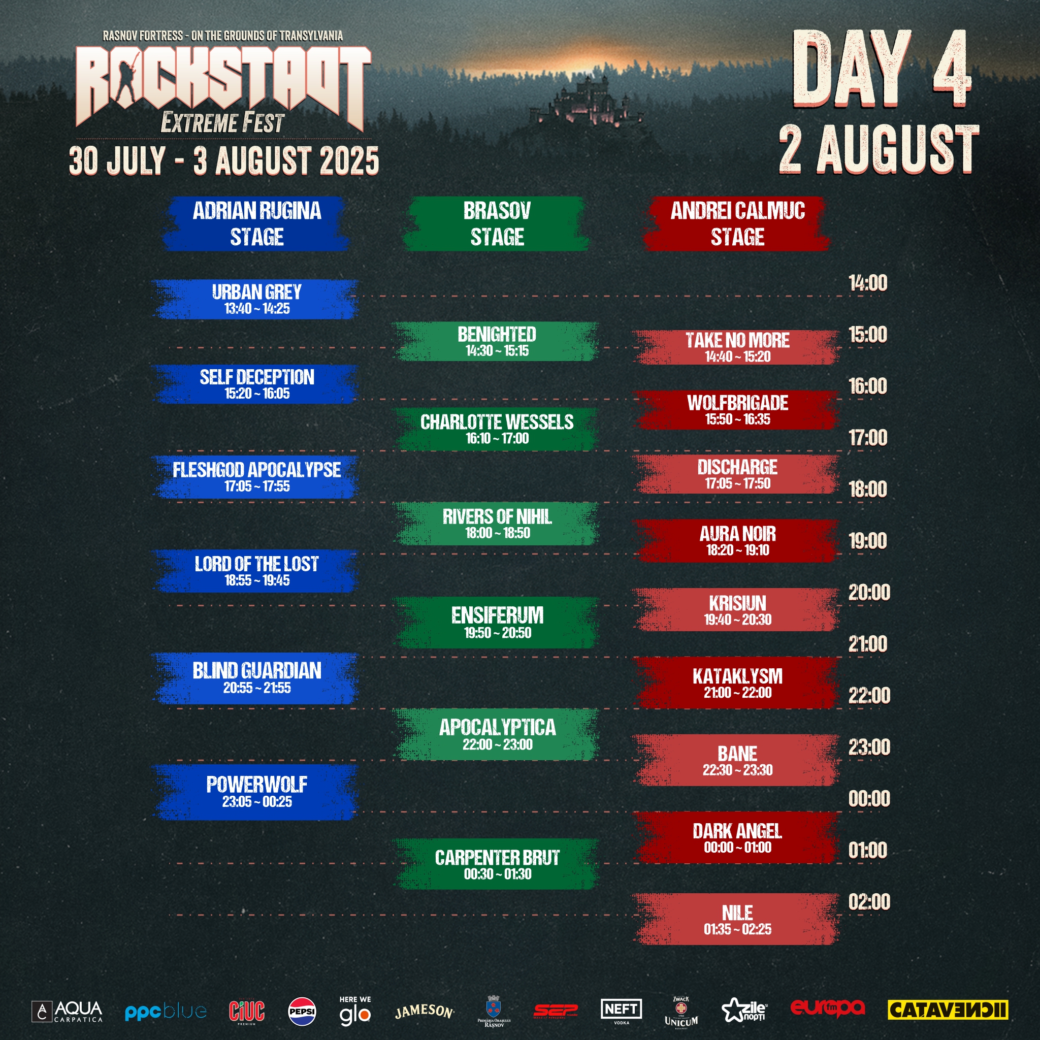 rockstadt extreme fest 2025 schedule 4