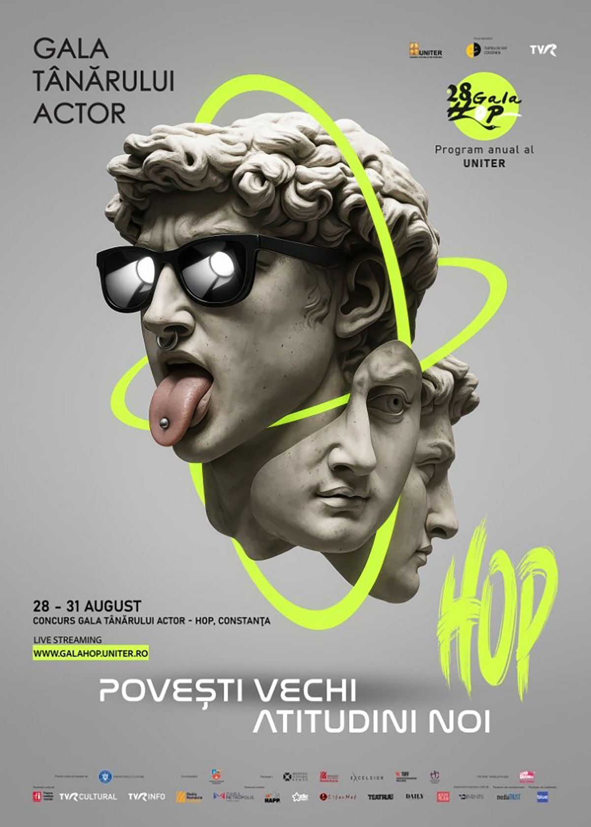 Gala Tânărului Actor 2025: Teatrul antic reinterpretat de tineri actori, sub privirea unui juriu de elită