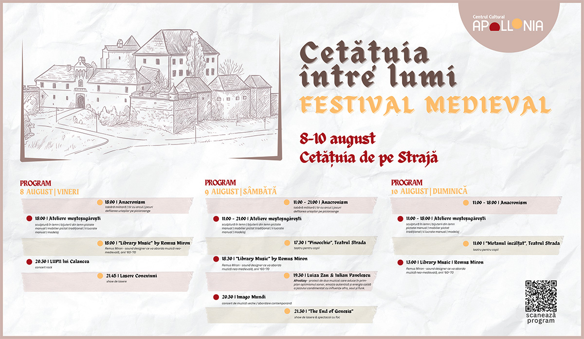 Festival Medieval la Cetățuie: Trei zile de spectacole, muzică și meșteșuguri pe Dealul Straja