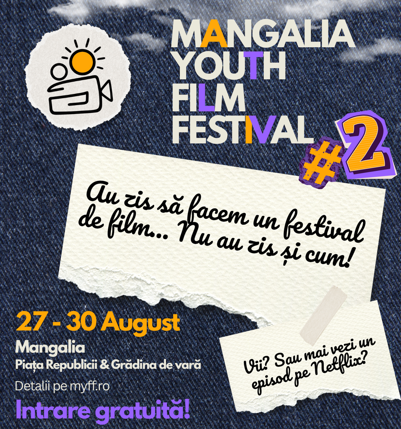 Mangalia Youth Film Festival revine în 2025 cu o ediție plină de film, creativitate și (auto)ironie