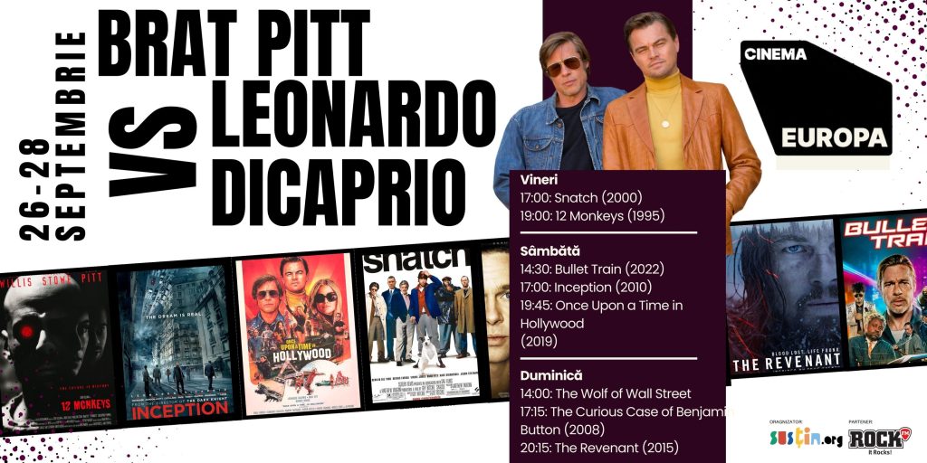 Brad Pitt vs Leonardo DiCaprio Weekend @ Cinema Europa