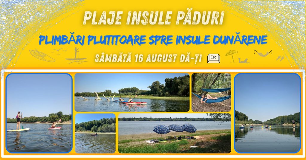 O plimbare spre insule și plaje dunărene