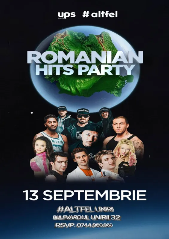 Romanian Hits Party 2000-2020 @ Altfel Unirii