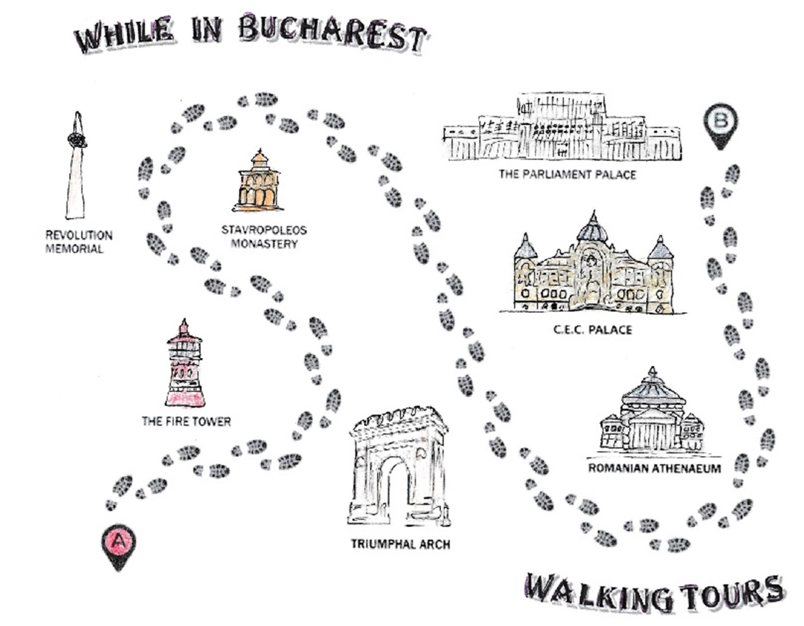 While in Bucharest