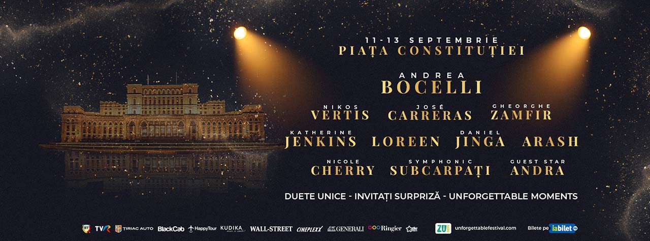 Unforgettable Festival 2025 - Programul complet al artiștilor
