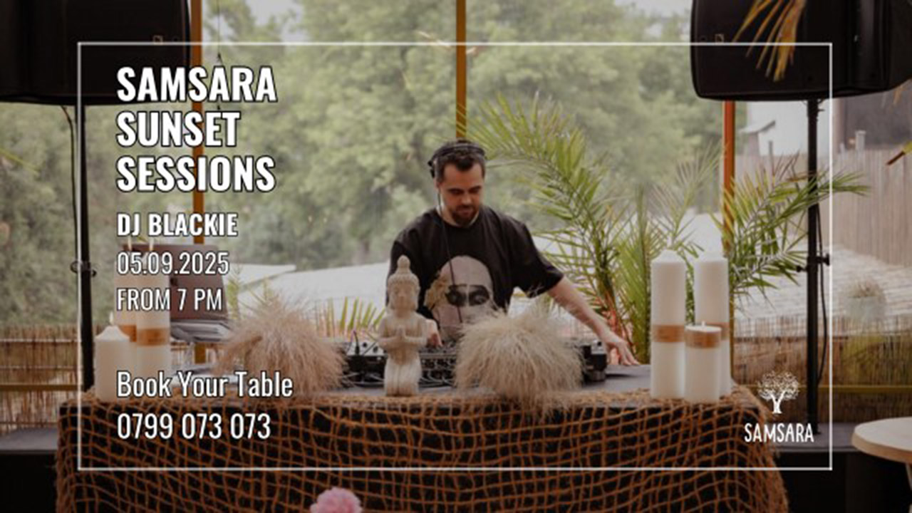 Evenimente Samsara Cluj în septembrie 2025 – muzică live, DJ sessions și seri cu vinuri
