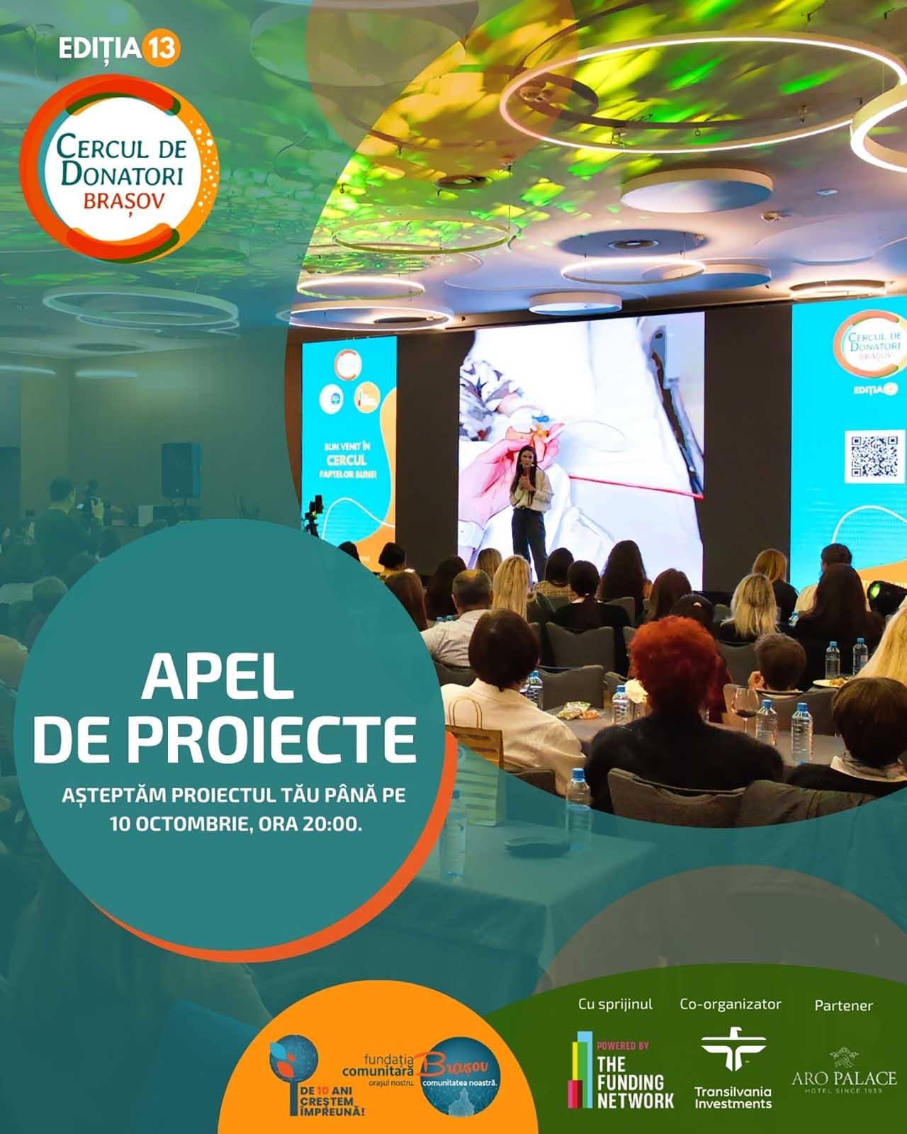 Fundația Comunitară Brașov anunță deschiderea apelului de proiecte pentru a treisprezecea ediție a Cercului de Donatori Brașov