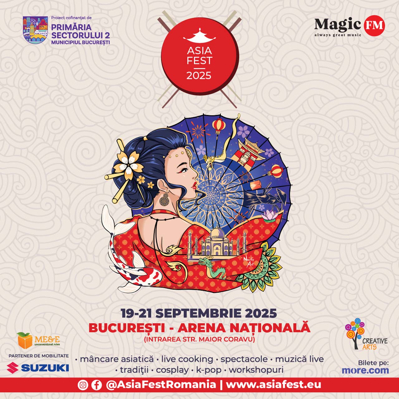 Începe ASIA FEST, trei zile de magie, culori și gusturi unice, la Arena Națională