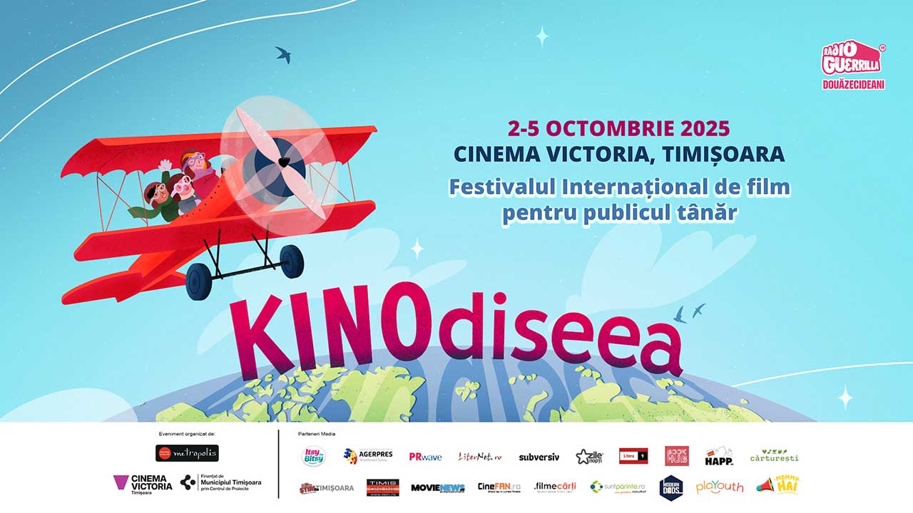 KINOdiseea Timișoara , programul complet al filmelor și atelierelor, între 2 și 5 octombrie la Cinema Victoria