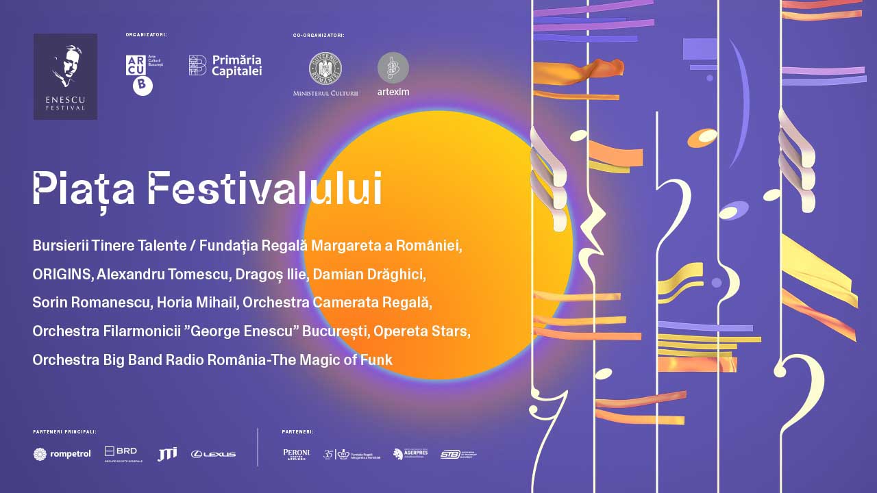 Muzică clasică pentru toți, &icirc;n inima orașului:&nbsp;Piața Festivalului George Enescu revine &icirc;ntre 17-21 septembrie