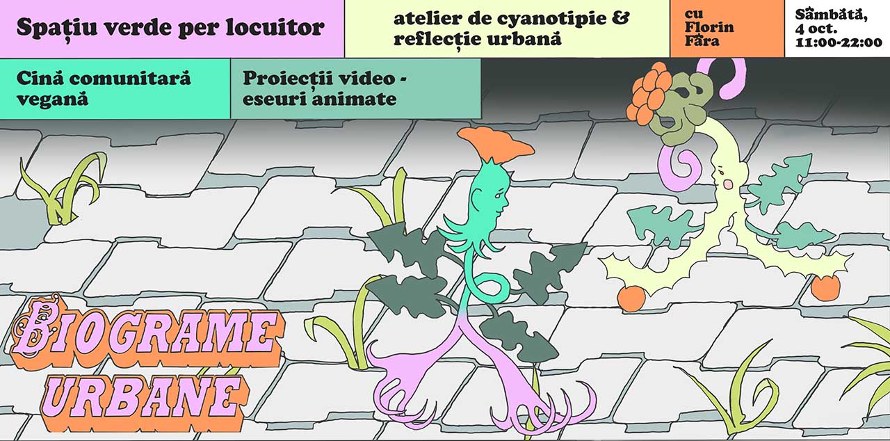 Biograme Urbane, un proiect despre cum trăim alături de natură &icirc;n oraș din septembrie p&acirc;nă &icirc;n decembrie 2025 la Bastion 3, Timișoara