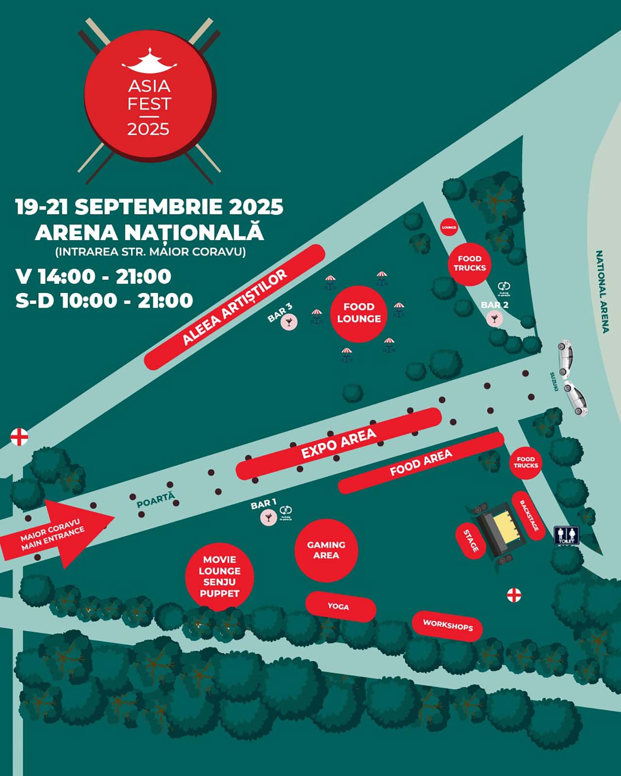 Începe ASIA FEST, trei zile de magie, culori și gusturi unice, la Arena Națională