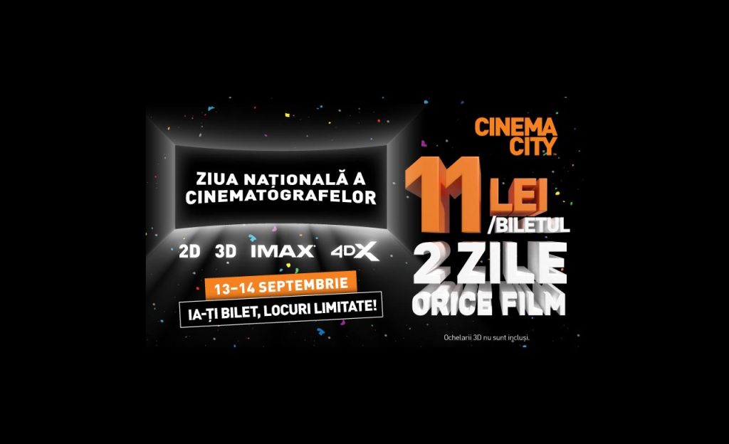 Tu ce faci weekendul acesta? Sute de mii de oameni sunt asteptati la Ziua Nationala a Cinematografelor cu filme mari la preturi mici