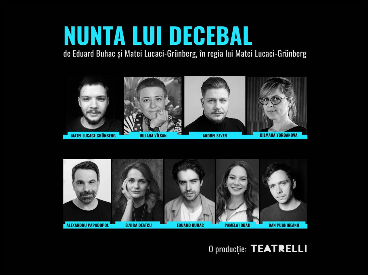 „Nunta Lui Decebal”, primul proiect Teatrelli din stagiunea 2025-2026
