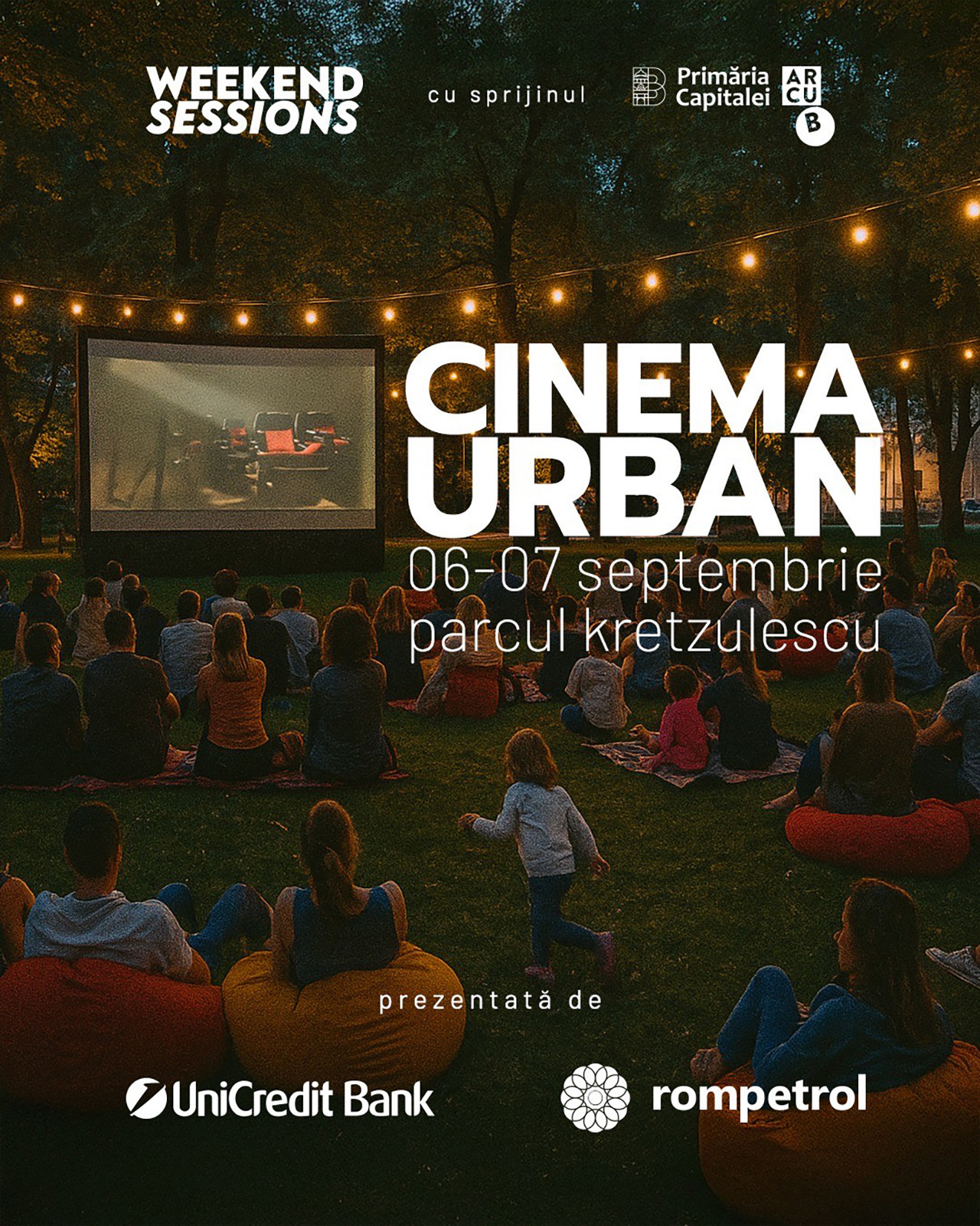 Weekend Sessions deschide sezonul de toamnă cu cinema urban, artă și relaxare &icirc;n mijlocul orașului, &icirc;n Parcul Kretzulescu