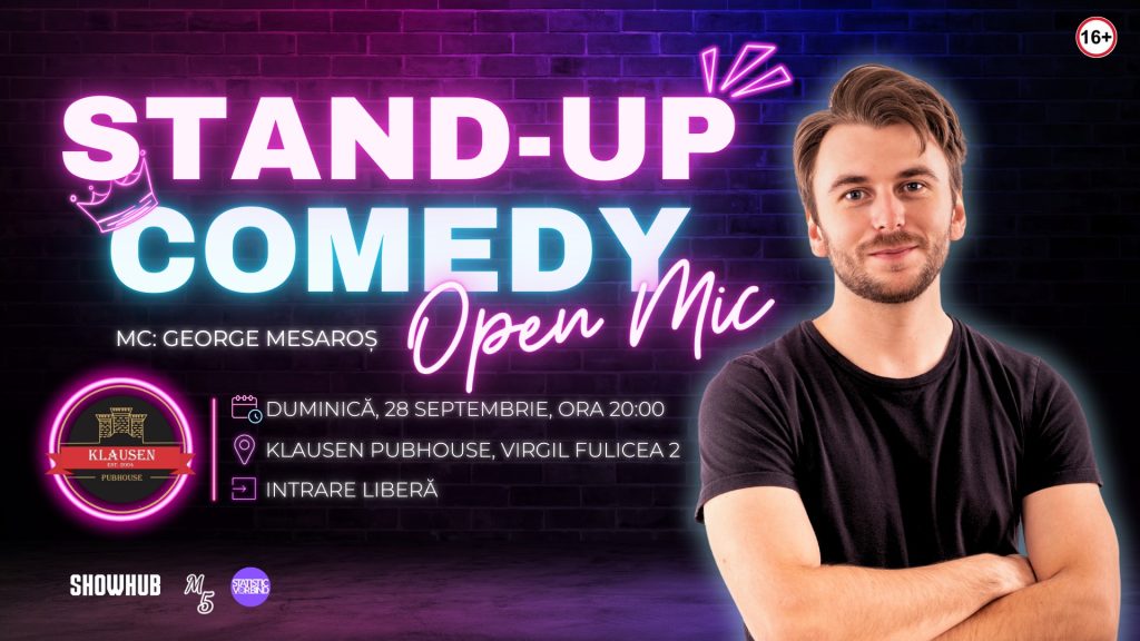 Stand-up Comedy Open-Mic cu George Mesaroș