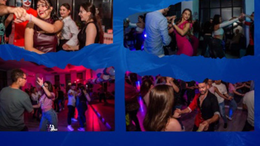 Latino Party Alb - Albastru
