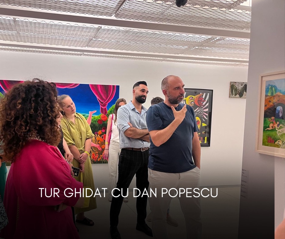Tur ghidat al expoziției „Vrea cineva să fie eu?” ținut de curatorul Dan Popescu
