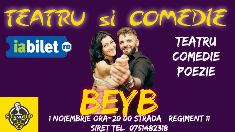 Teatru și Comedie cu Anghel Constantin și Anamaria Stâncanu