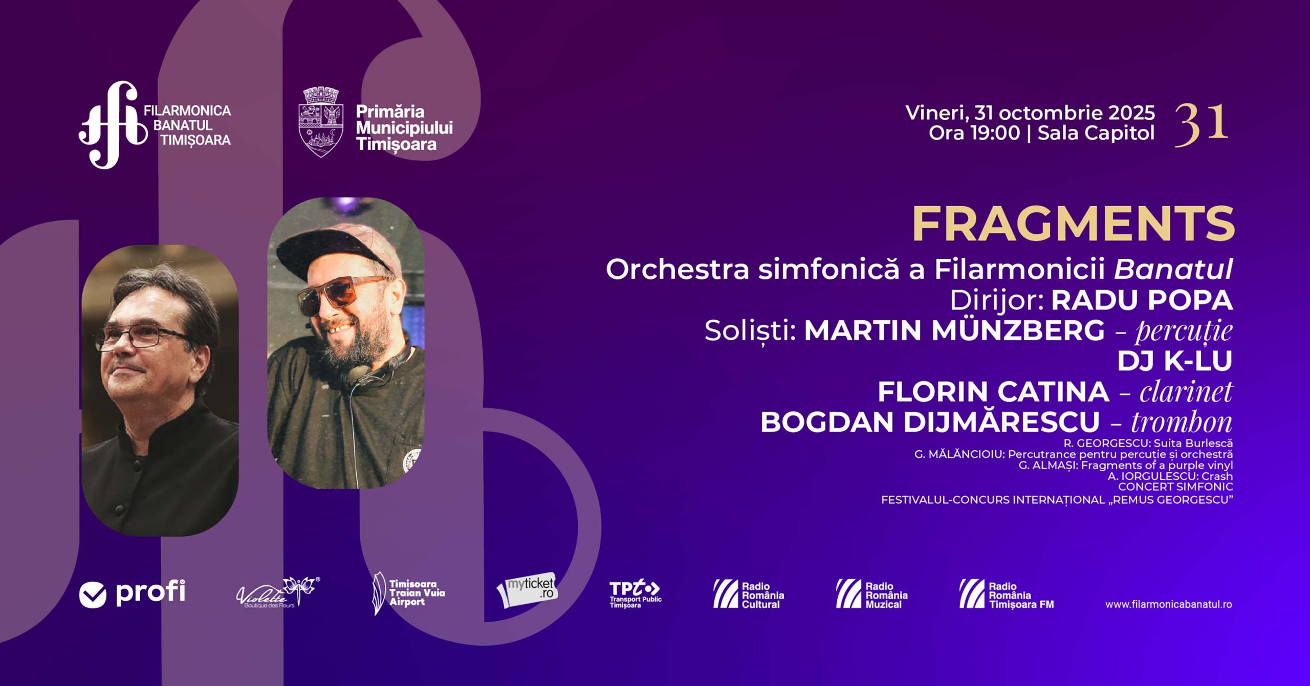 Orchestra Filarmonicii Banatul & DJ K-LU, în concert