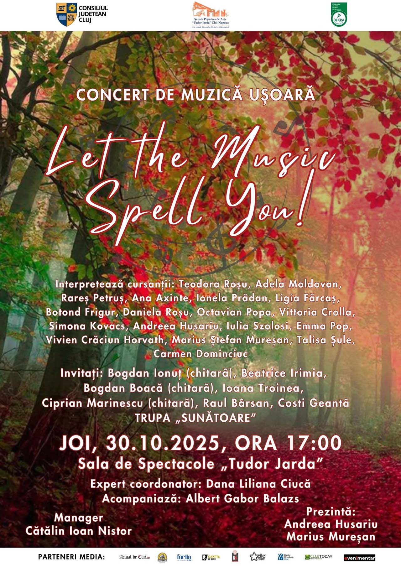 „Let The Music Spell You !” Concert de Muzică Ușoară