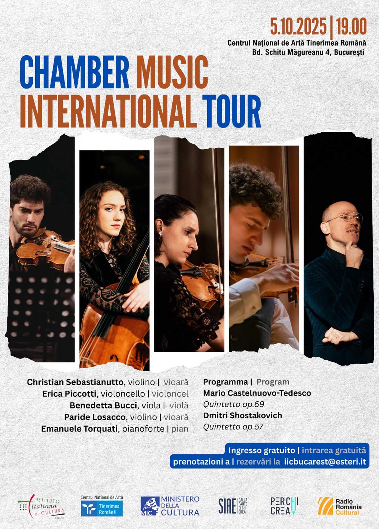 Accademia dei Cameristi în Concert la București