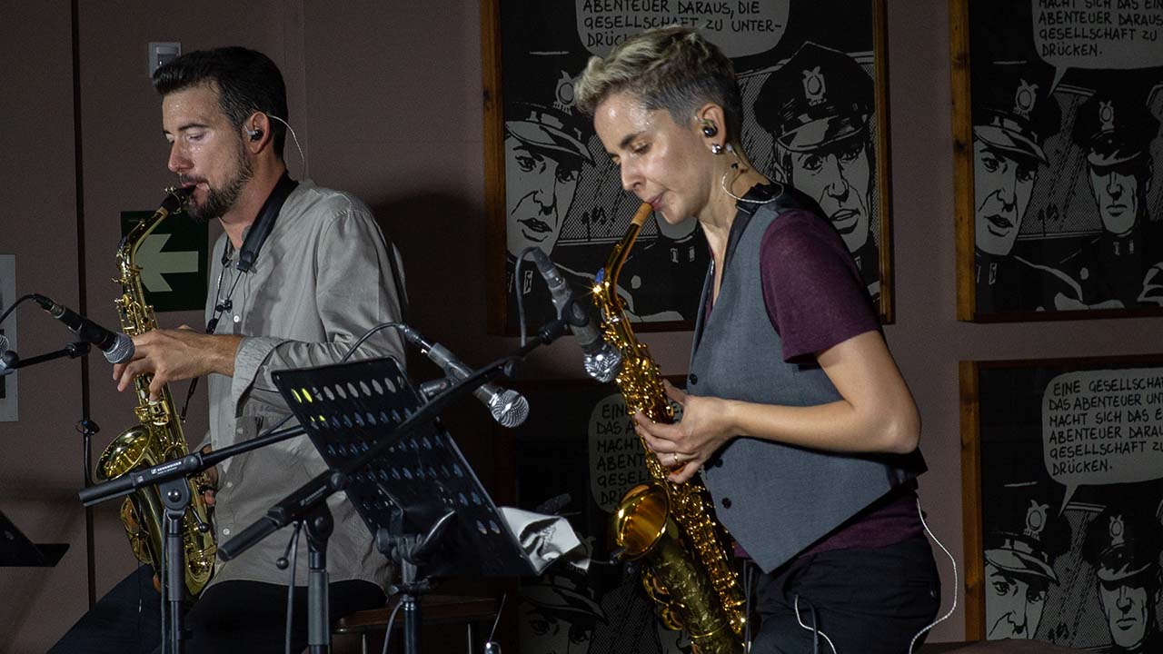 Magia comuniunii saxofonului cu sunetul electronic: ALTERA INDE la Festivalul Internaţional MERIDIAN &ndash; SONIMAGICON