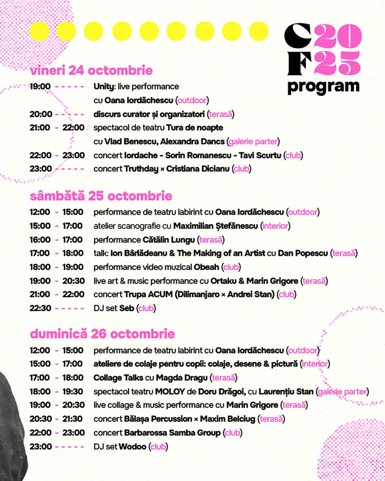 Un oraș &icirc;n colaj: Bucureștiul devine o hartă vie a experimentului artistic, &icirc;ntre 24 - 26 octombrie, la Collage Festival 2025