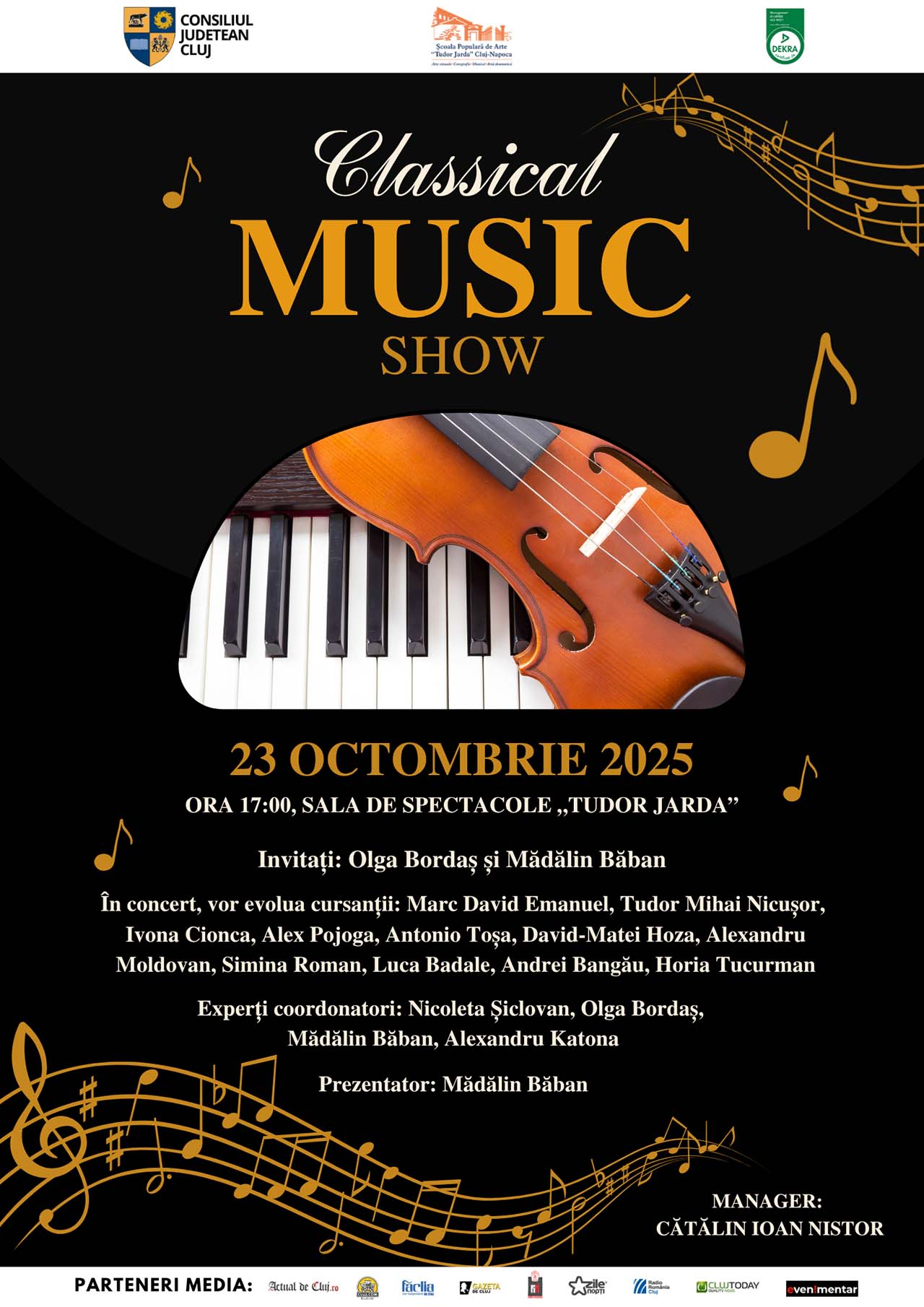 &bdquo;Classical Music Show&rdquo; concert de Muzică Clasică