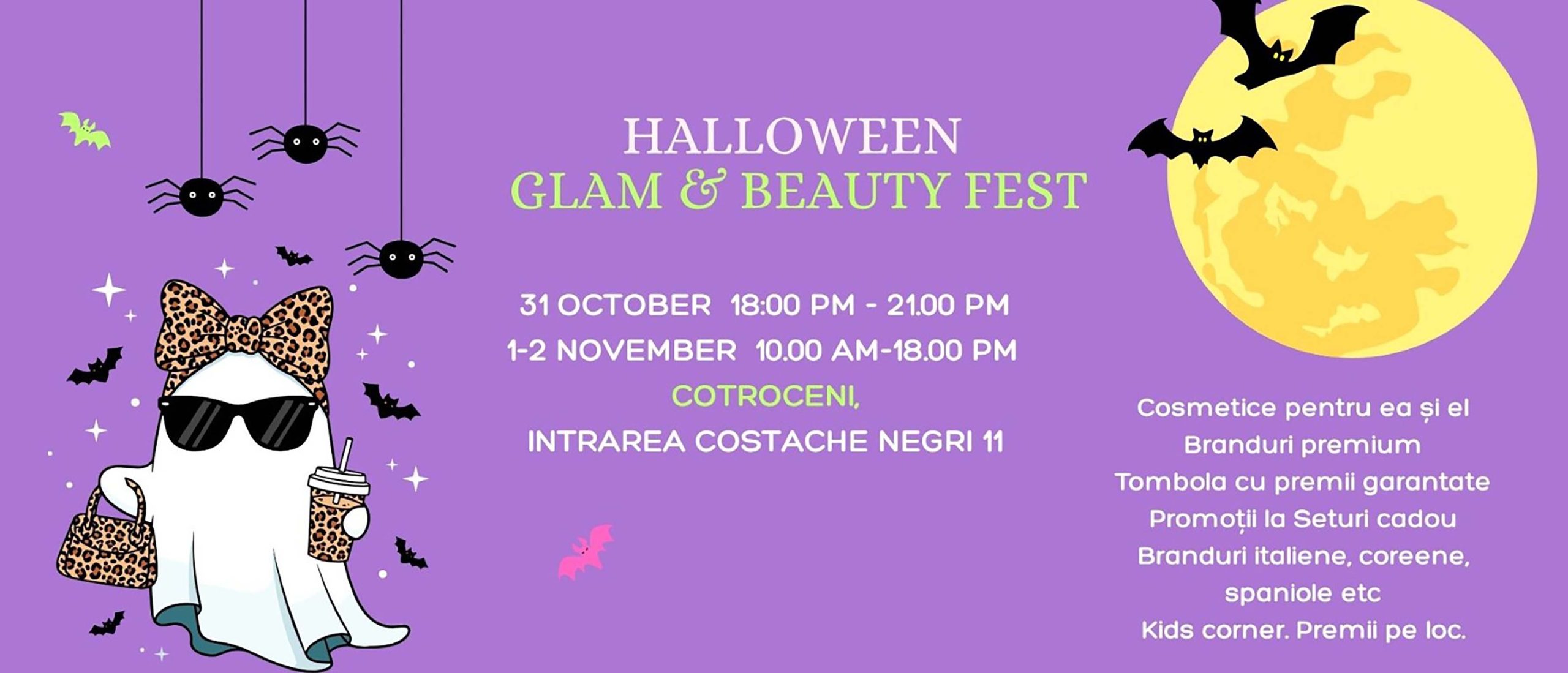 HALLOWEEN GLAM FEST vine în Cotroceni!