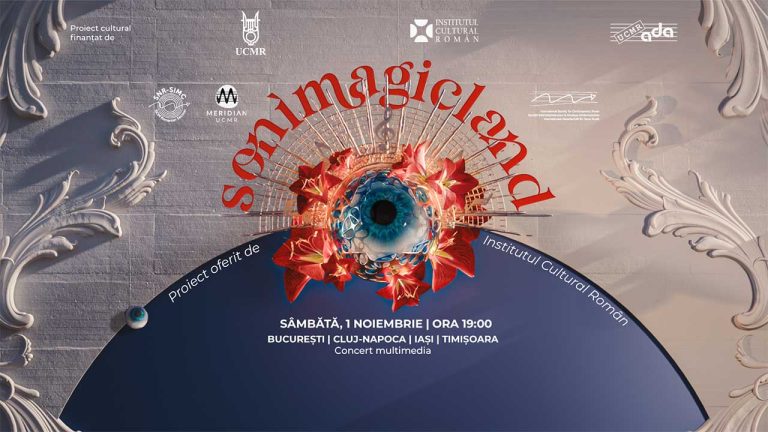 Călătorie vizual-muzicală prin SONIMAGICLAND: eveniment ICR în deschiderea festivalului Meridian XX, pe 1 noiembrie 2025