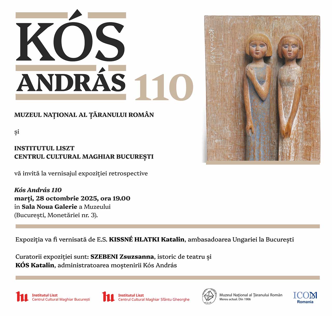 Expoziție Retrospectivă K&oacute;s Andr&aacute;S 110 la Muzeul Național al Țăranului Rom&acirc;n