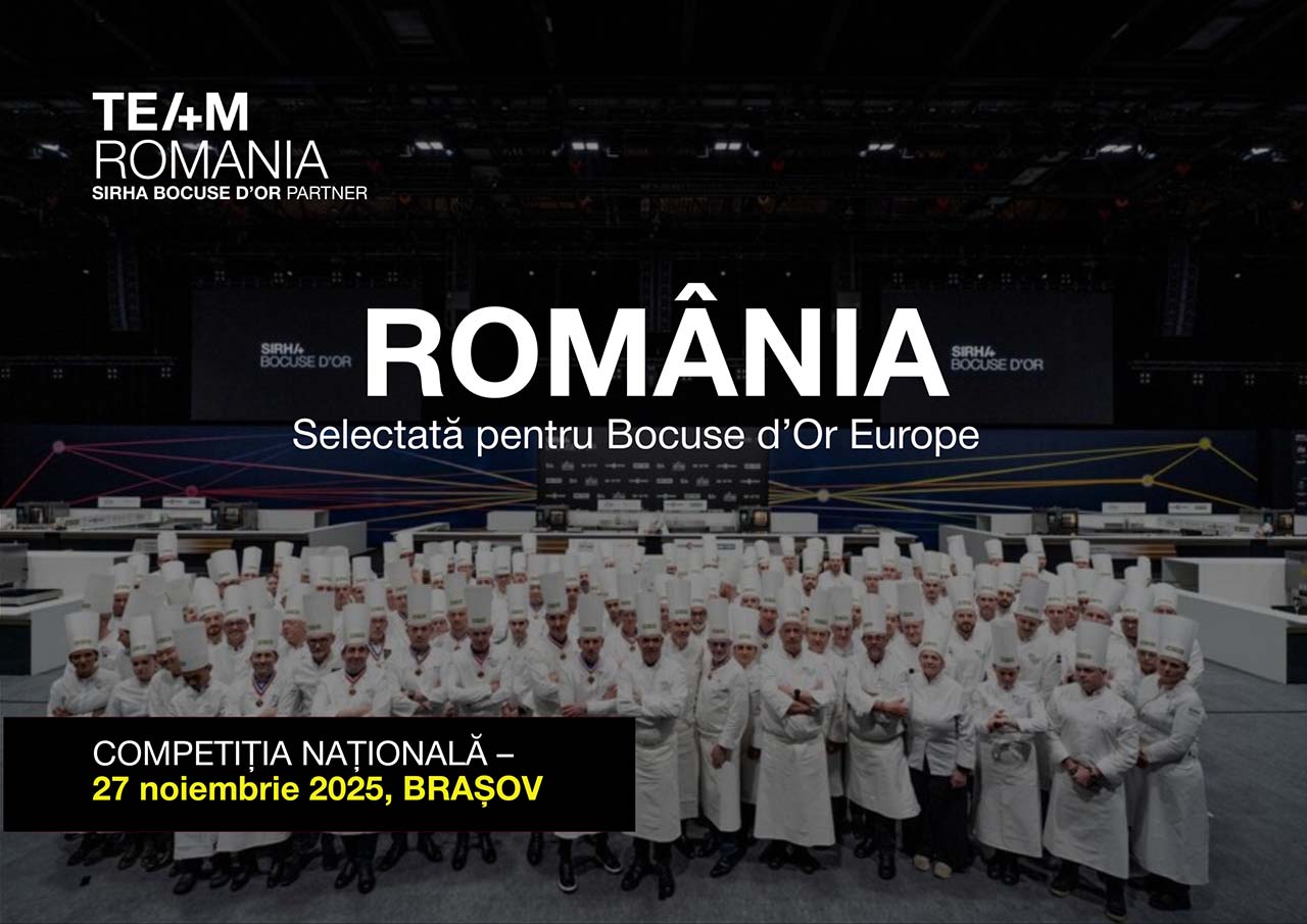 România urcă pe scena mondială a gastronomiei: echipa națională a fost selectată să participe la Bocuse d’Or Europe 2026