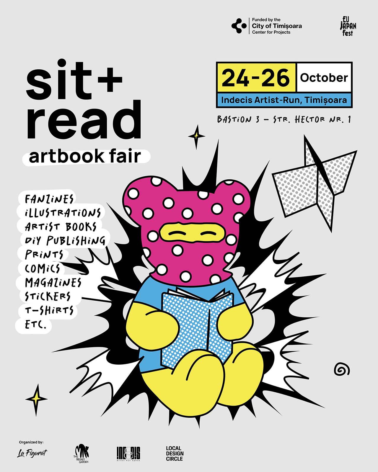 Sit+Read Artbook Fair 2025 aduce la Timișoara artiști independenți din toată lumea