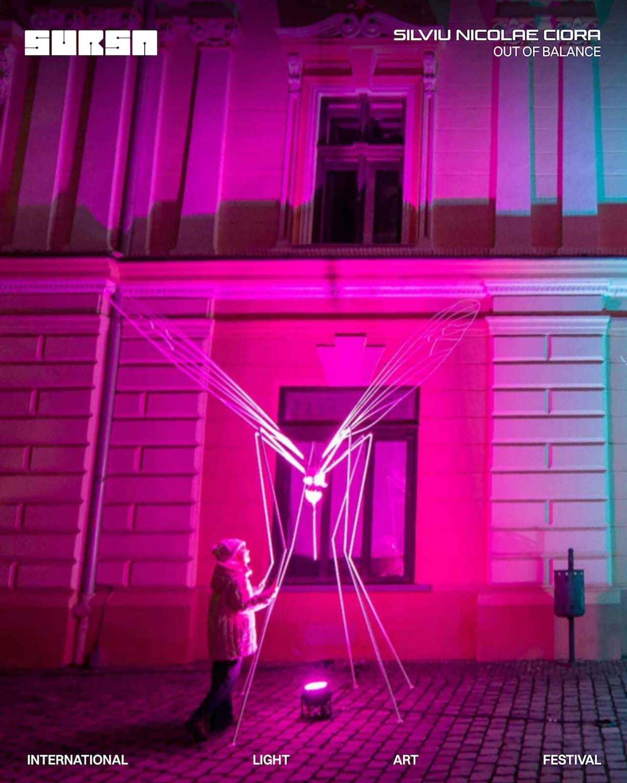 Când lumina devine manifest: SURSA International Light Art Festival, între 13 - 19 octombrie, la Biblioteca Națională a României